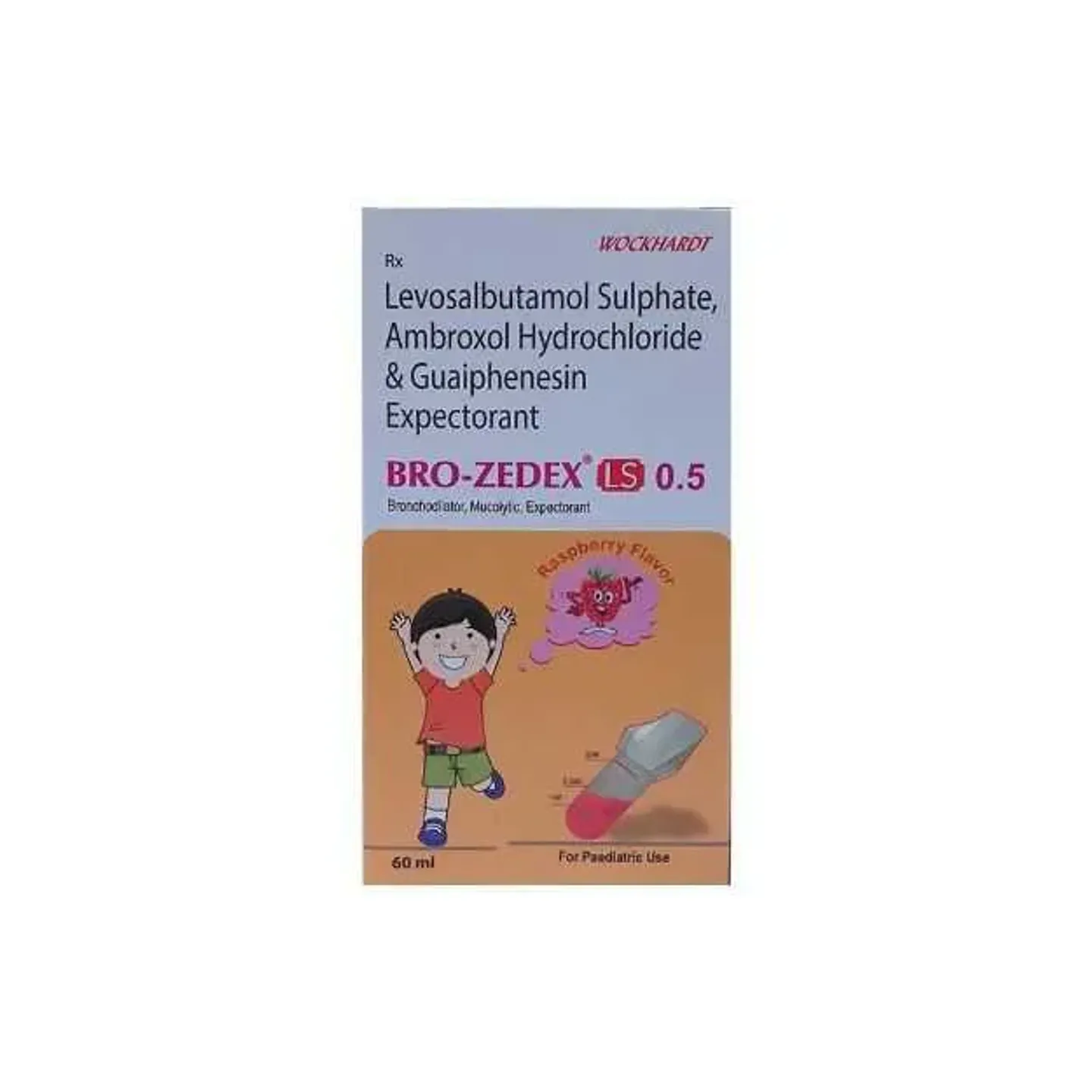 Bro-zedex Ls 0.5 Expectorant Raspberry 60ml product image
