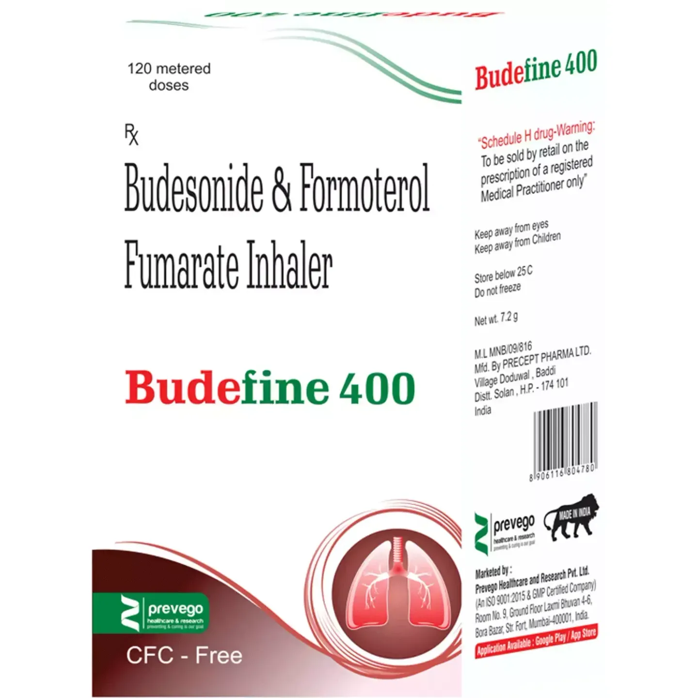 Budefine 400mcg Inhaler product image