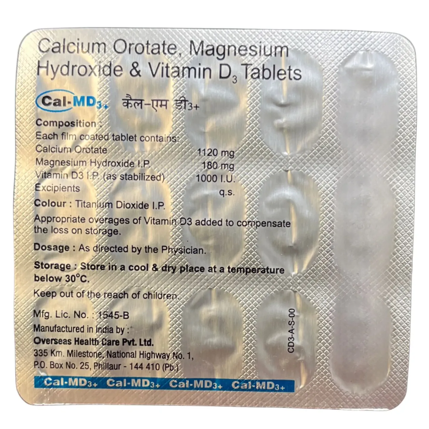 Cal Md3 Tablet product image