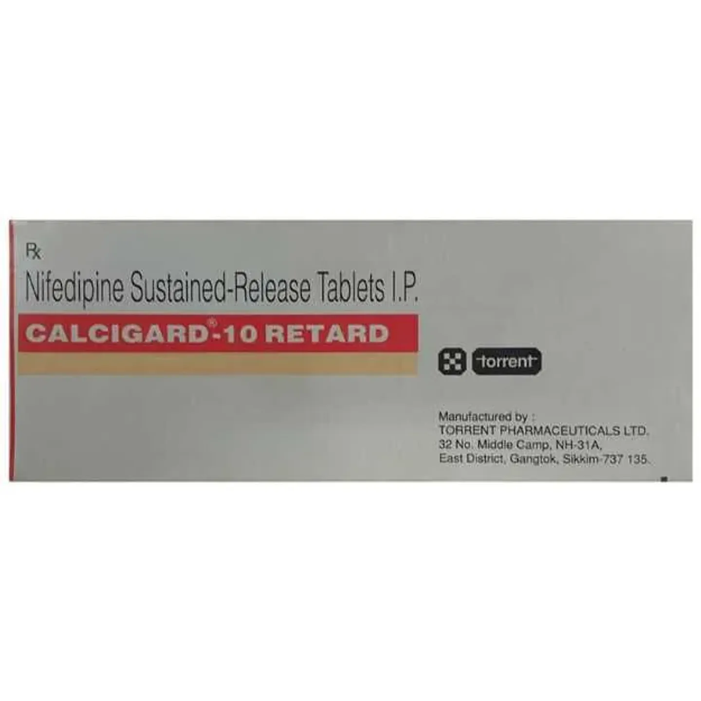 Calcigard 10 Retard Tablet product image