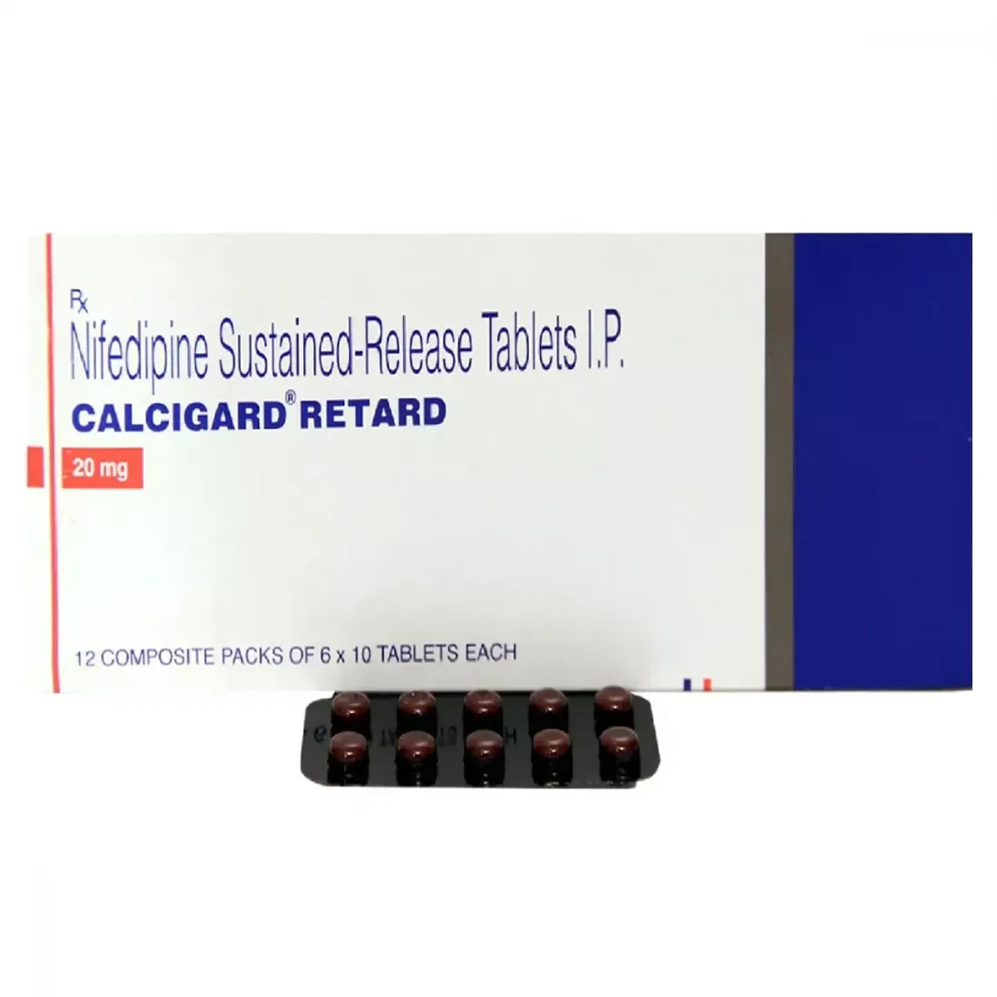 Calcigard 20 Retard Tablet product image