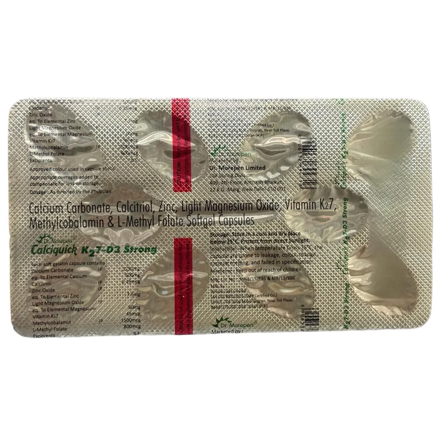 Calciquick K27 D3 Strong Capsule product image