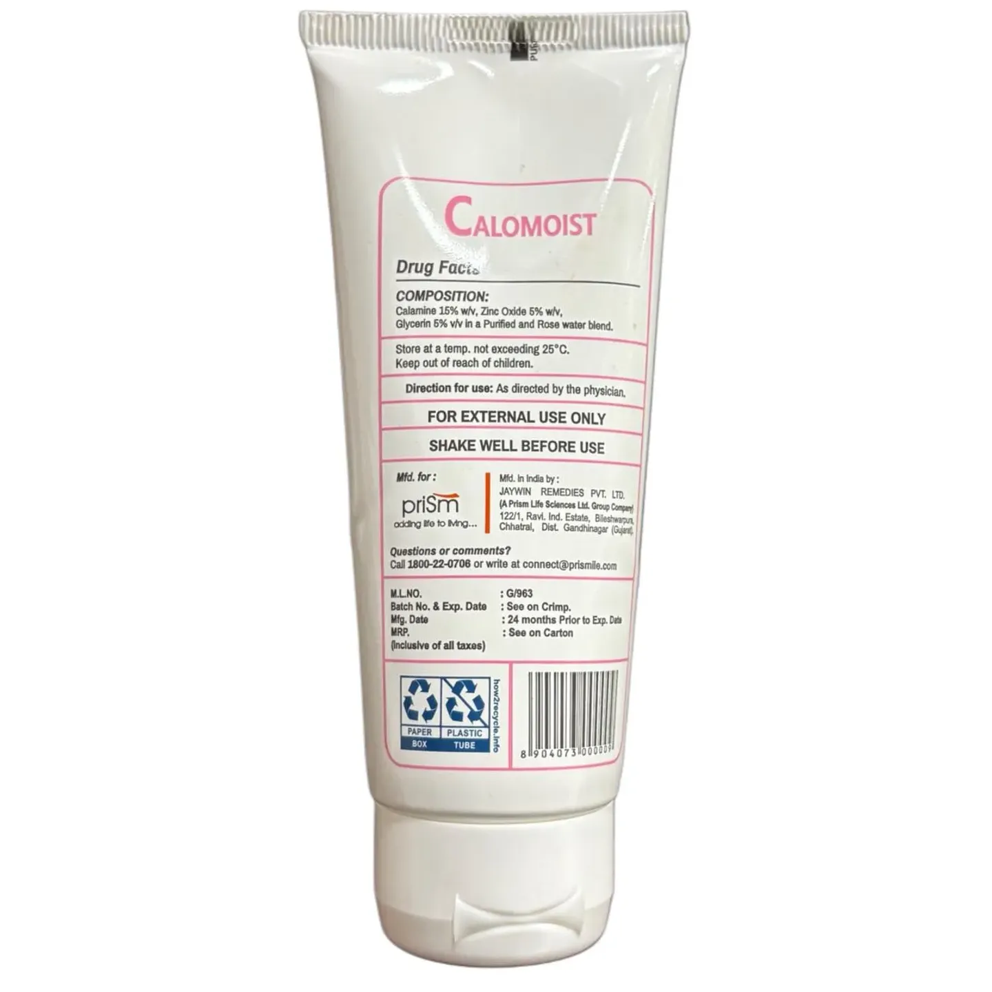 Calomoist Calamine Lotion product image