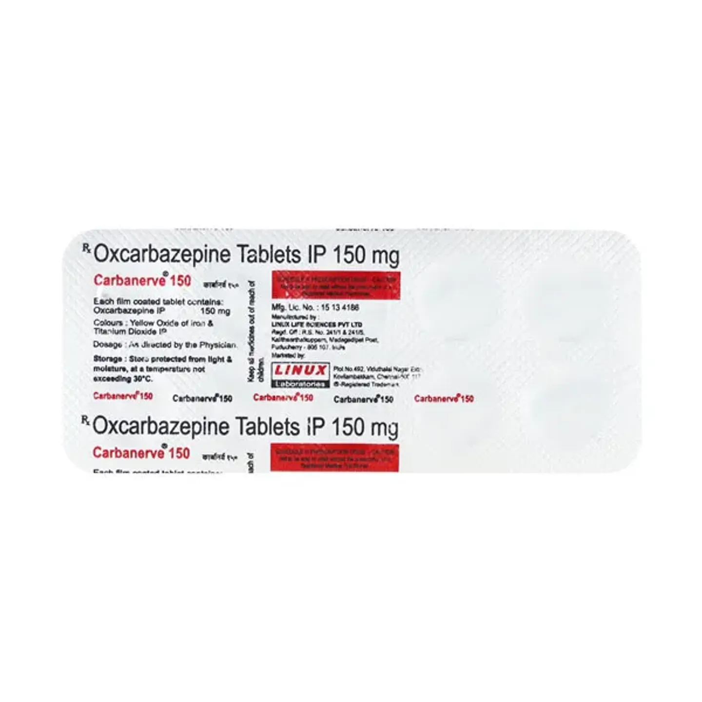 Carbanerve 150 Tablet product image