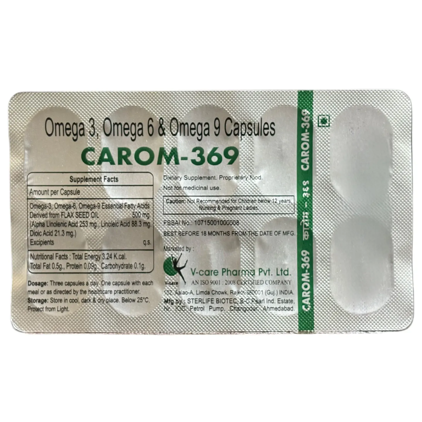 Carom 369 Capsule product image
