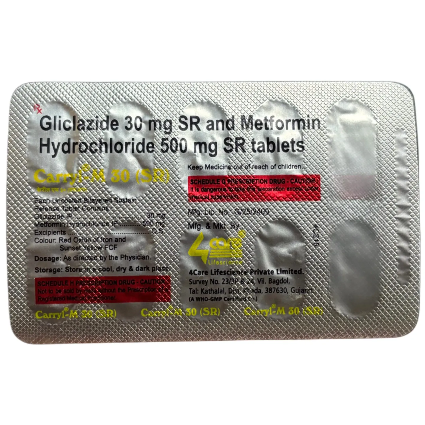 Carryl M 30 Sr Tablet product image