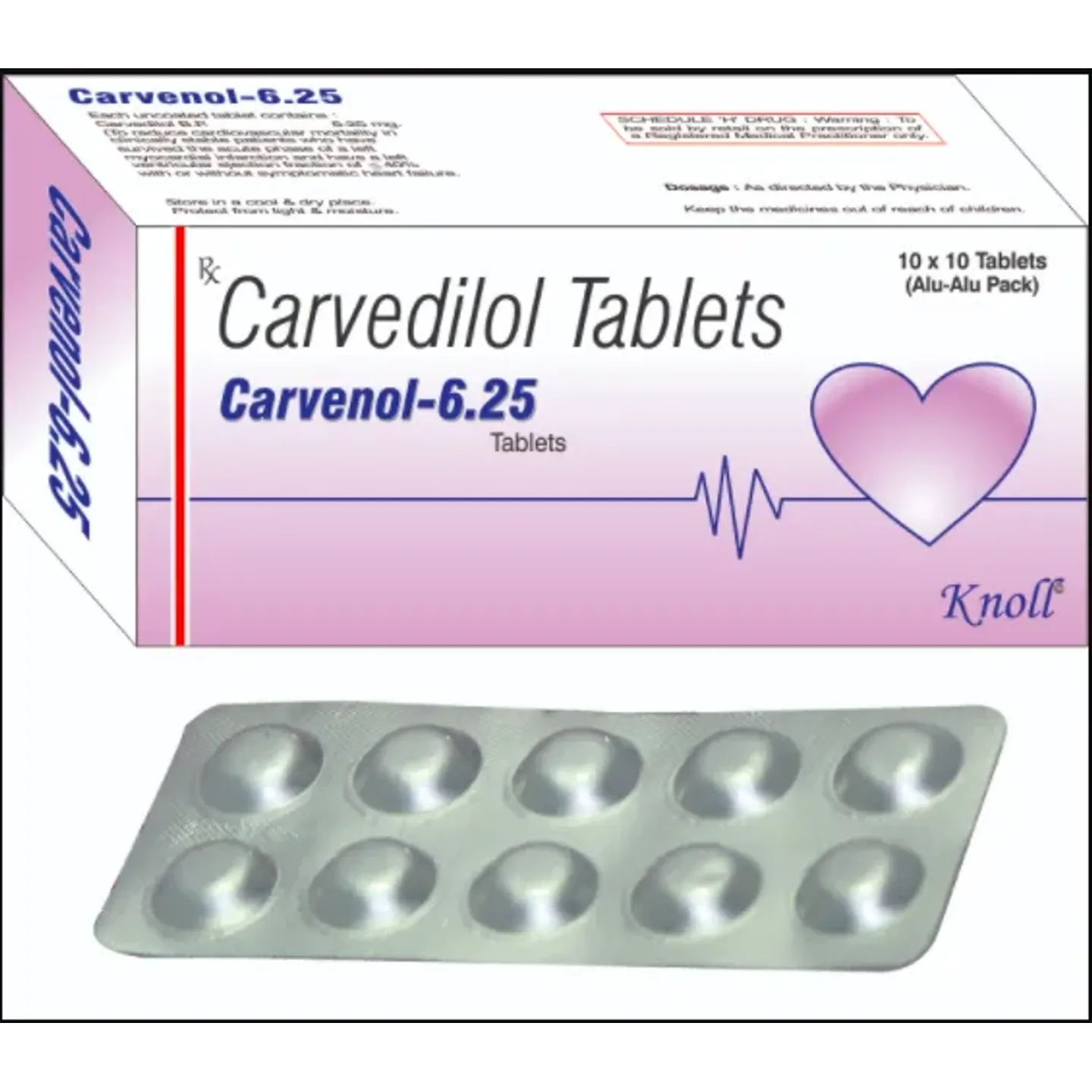 Carvenol 6.25mg Tablet product image