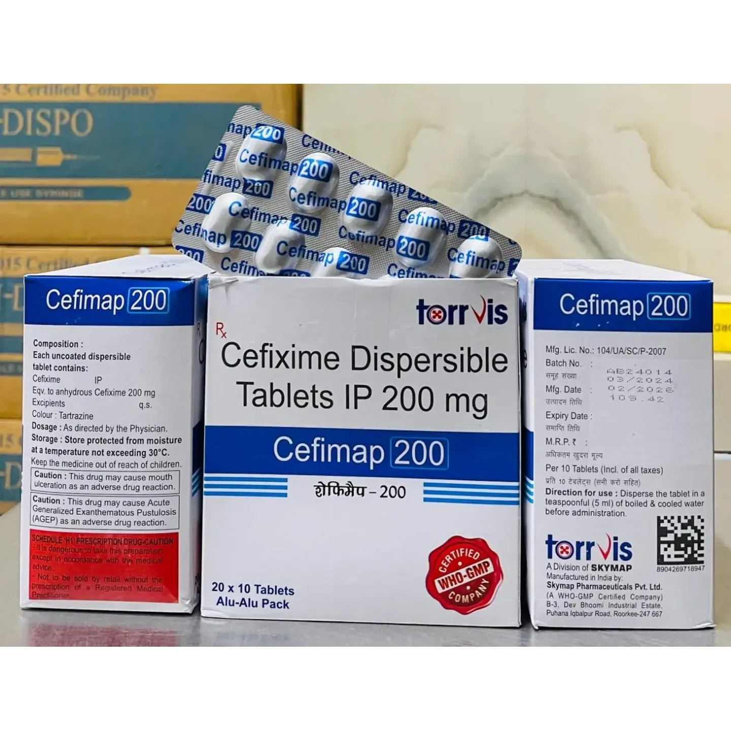 Cefimap Of 200mg Tablet product image