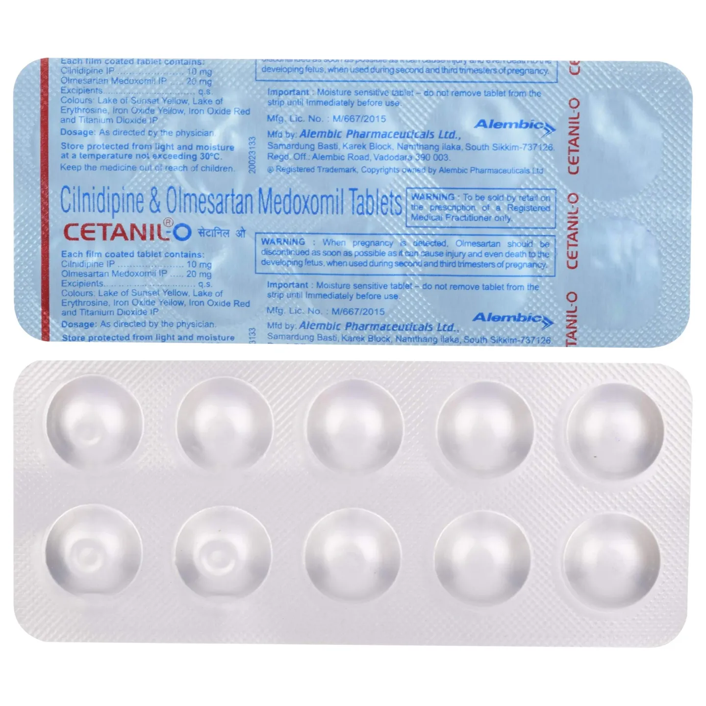 Cetanil O Tablet product image