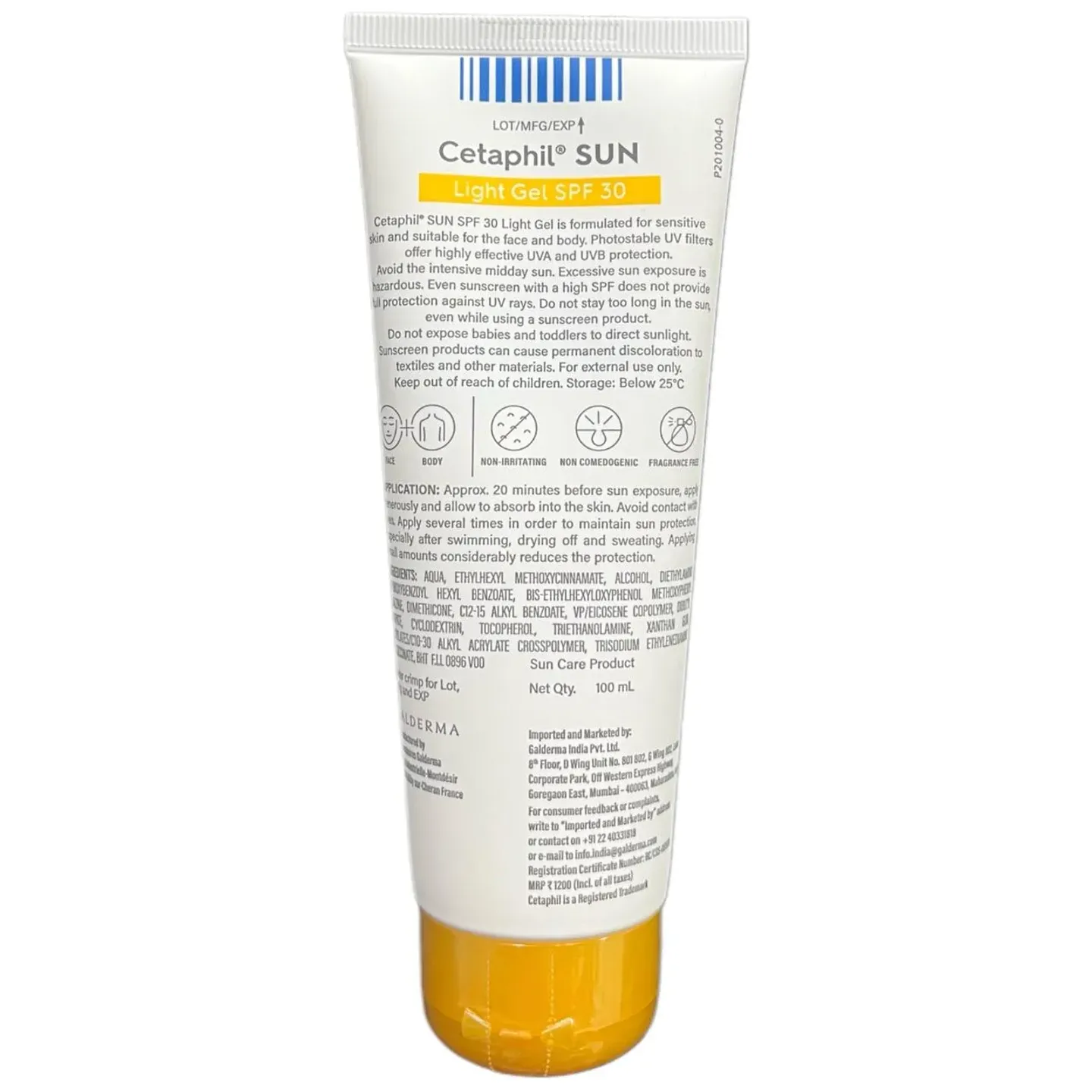 Cetaphil Sun Spf 30 Light Gel product image