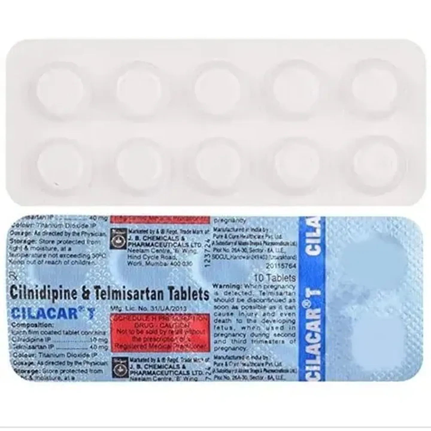 Cilacar T Tablet product image