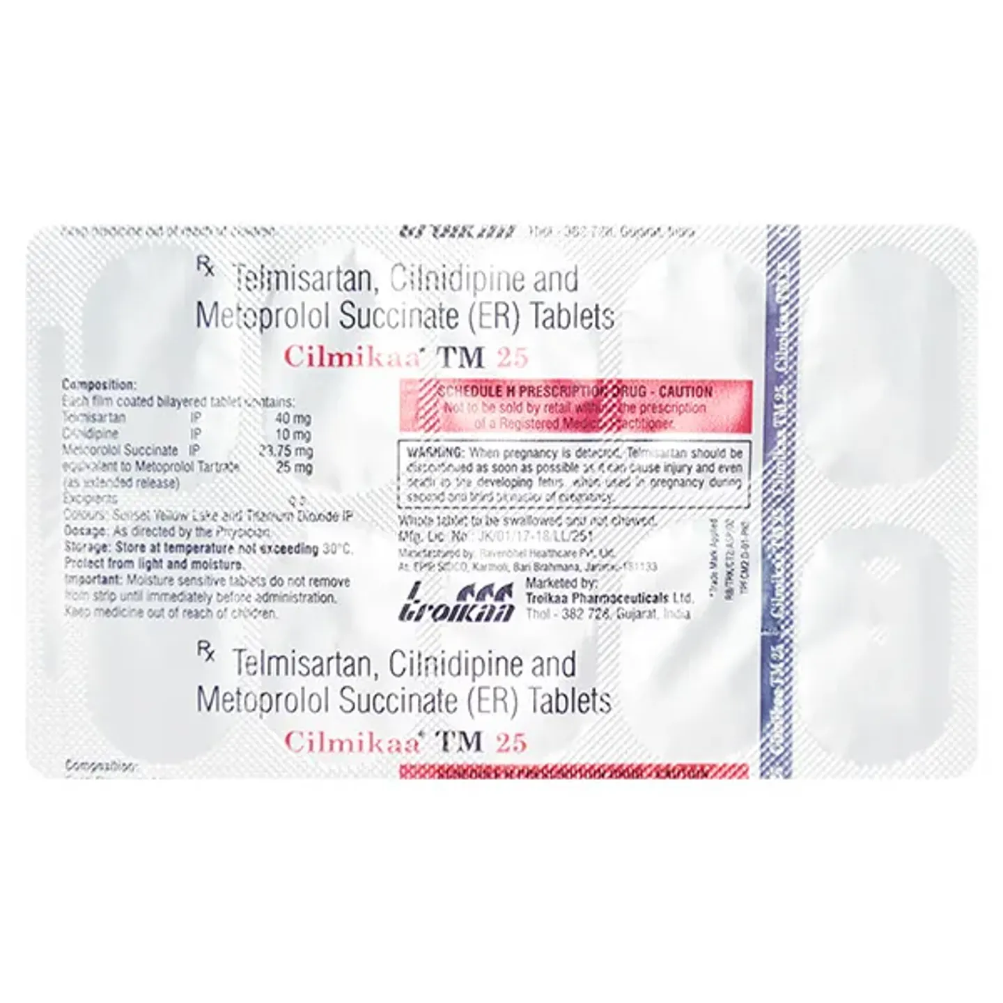 Cilmikaa Tm 25 Tablet product image