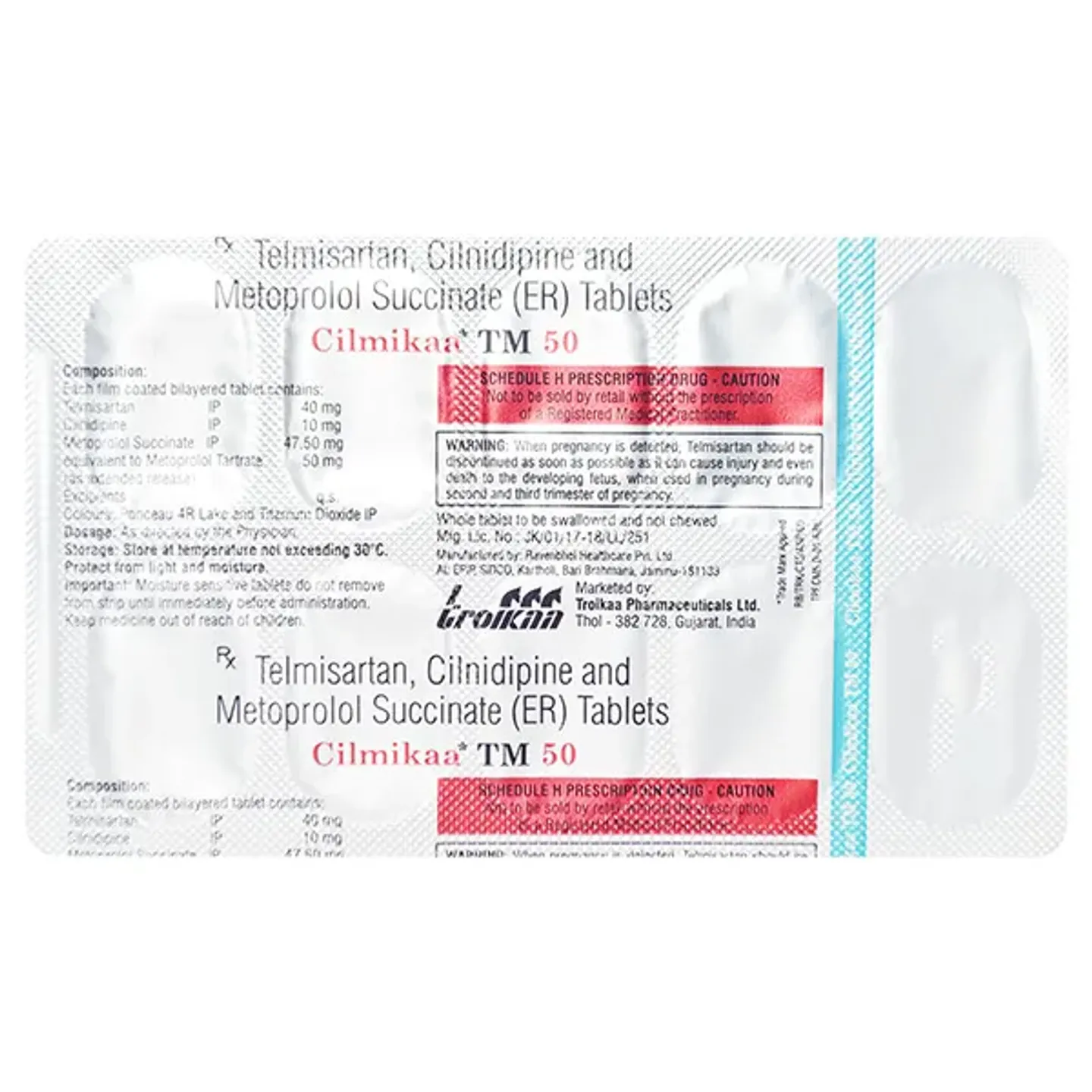 Cilmikaa Tm 50 Tablet product image
