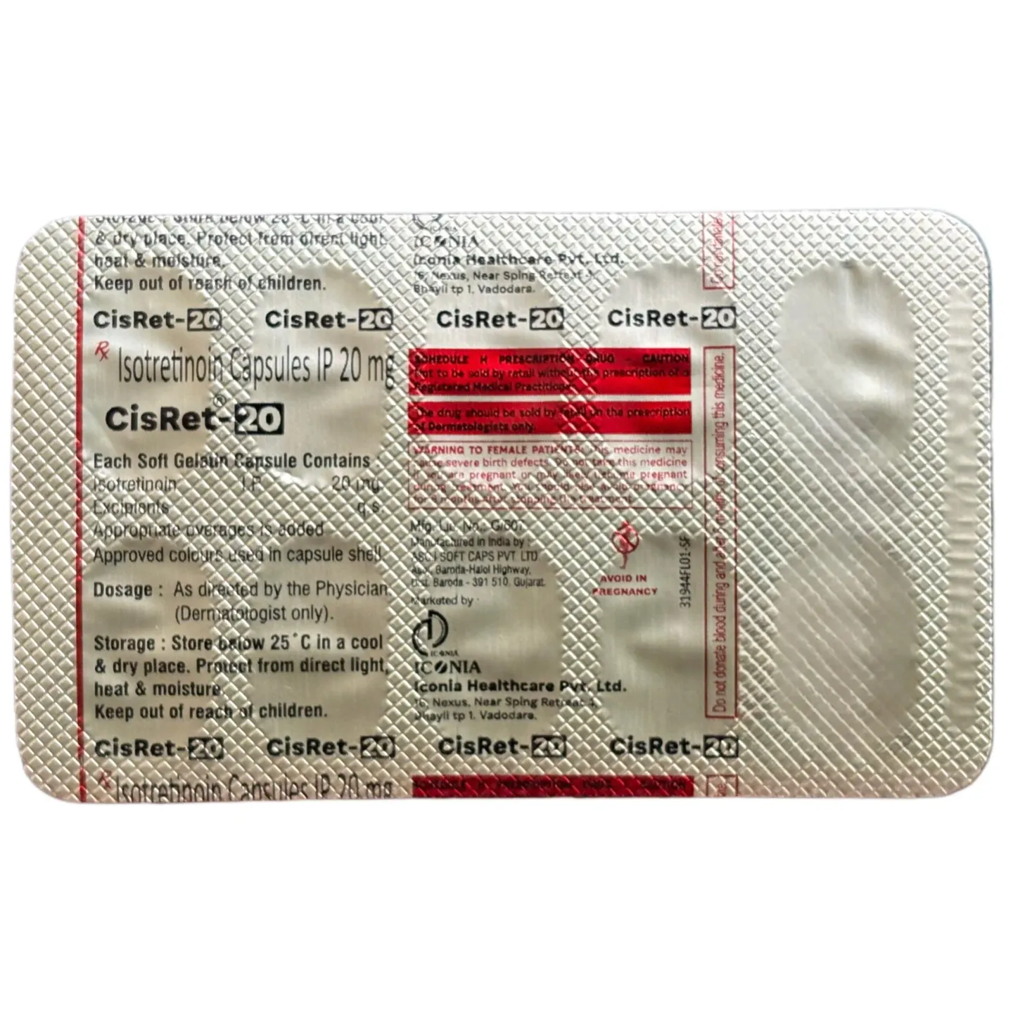 Cisret 20 Capsule product image