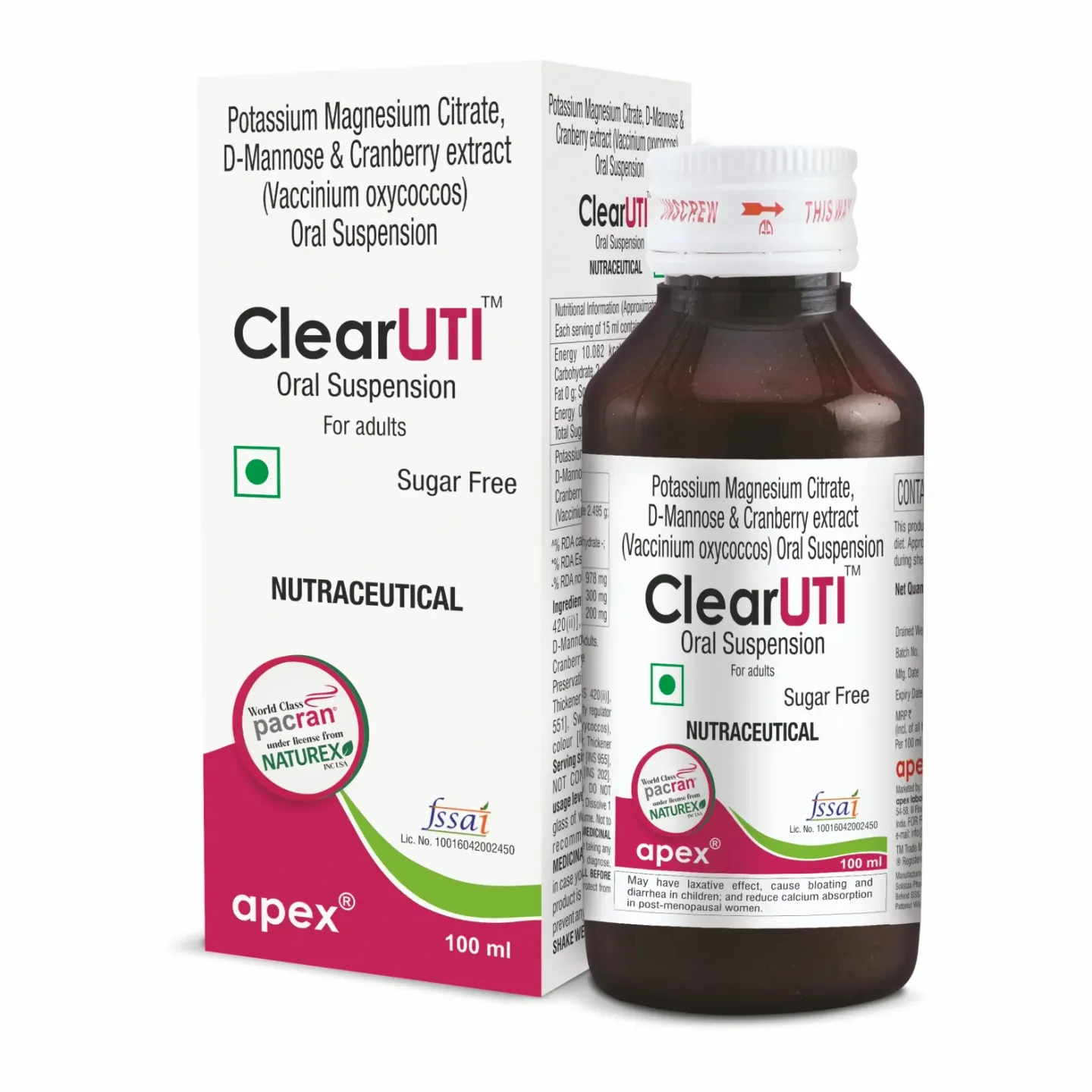 Clear Uti Suspension 100ml product image