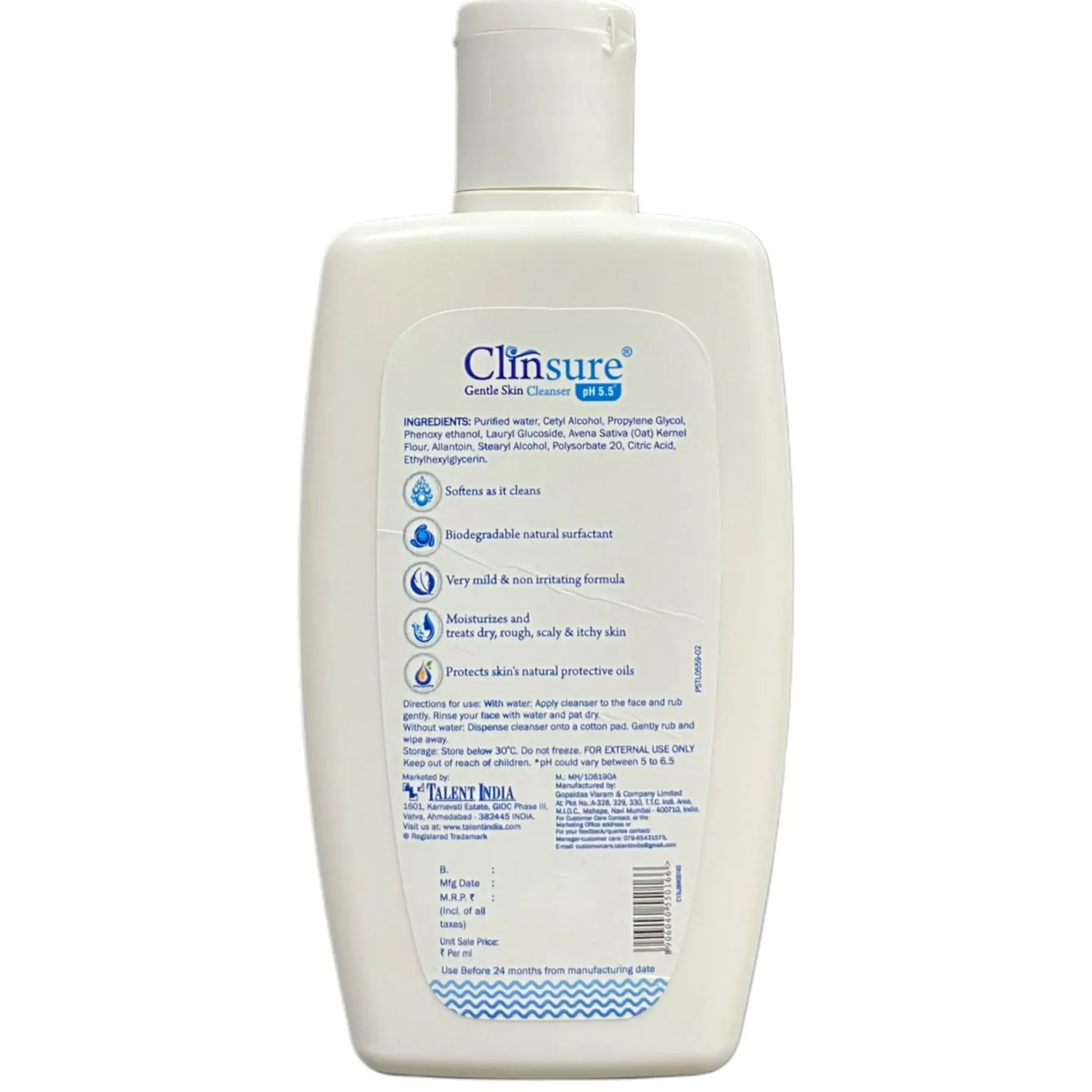 Clinsure Gentle Skin Cleanser product image