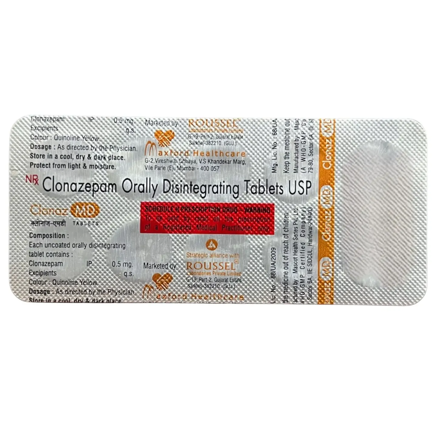 Clonaz Md Tablet product image