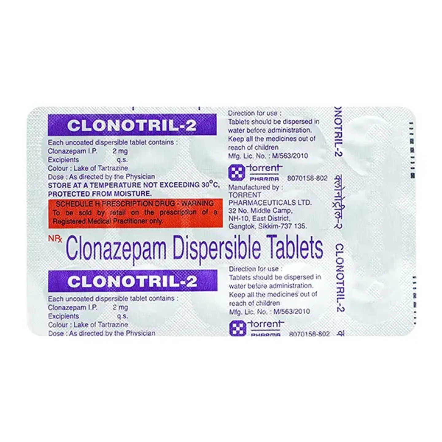 Clonotril 2 Tablet product image