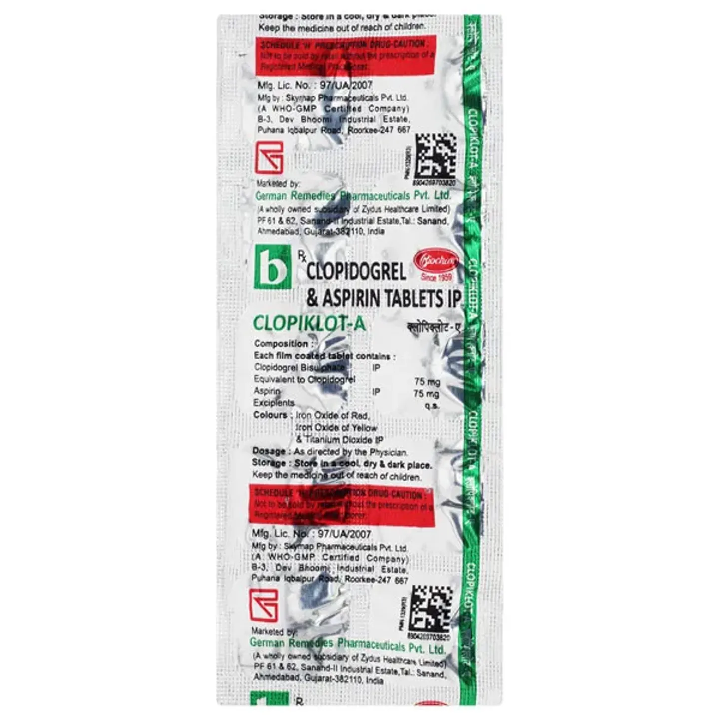 Clopiklot A Tablet product image