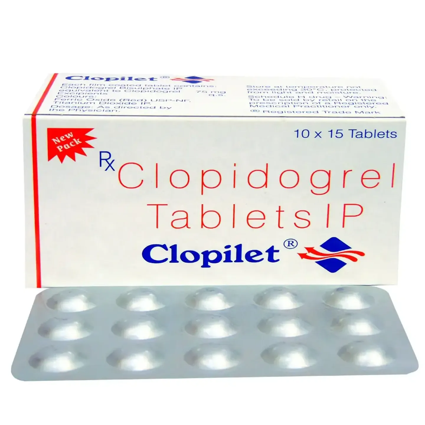 Clopilet 75 Tablet product image