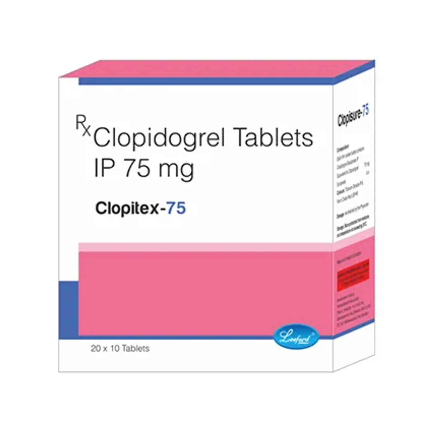 Clopitex 75 Tablet product image