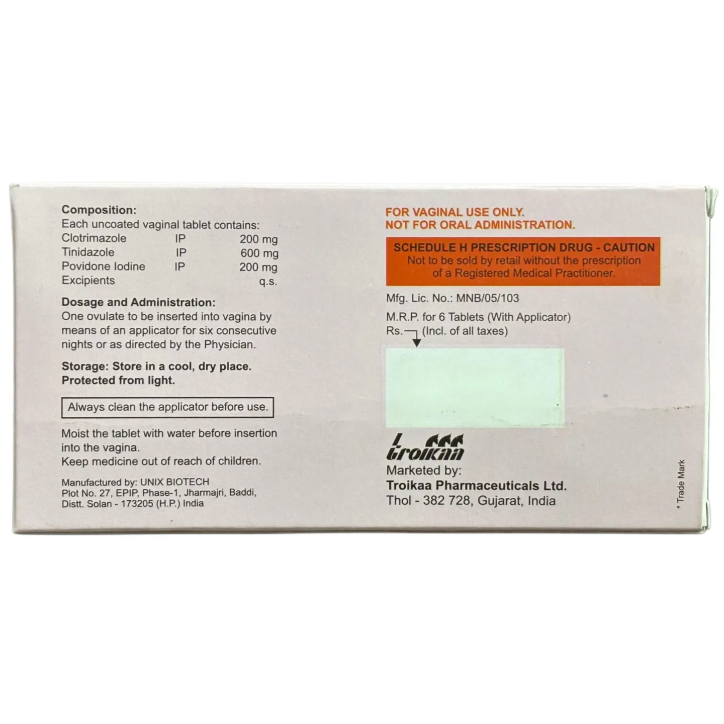 Clotroy Plus Nf Tablet product image