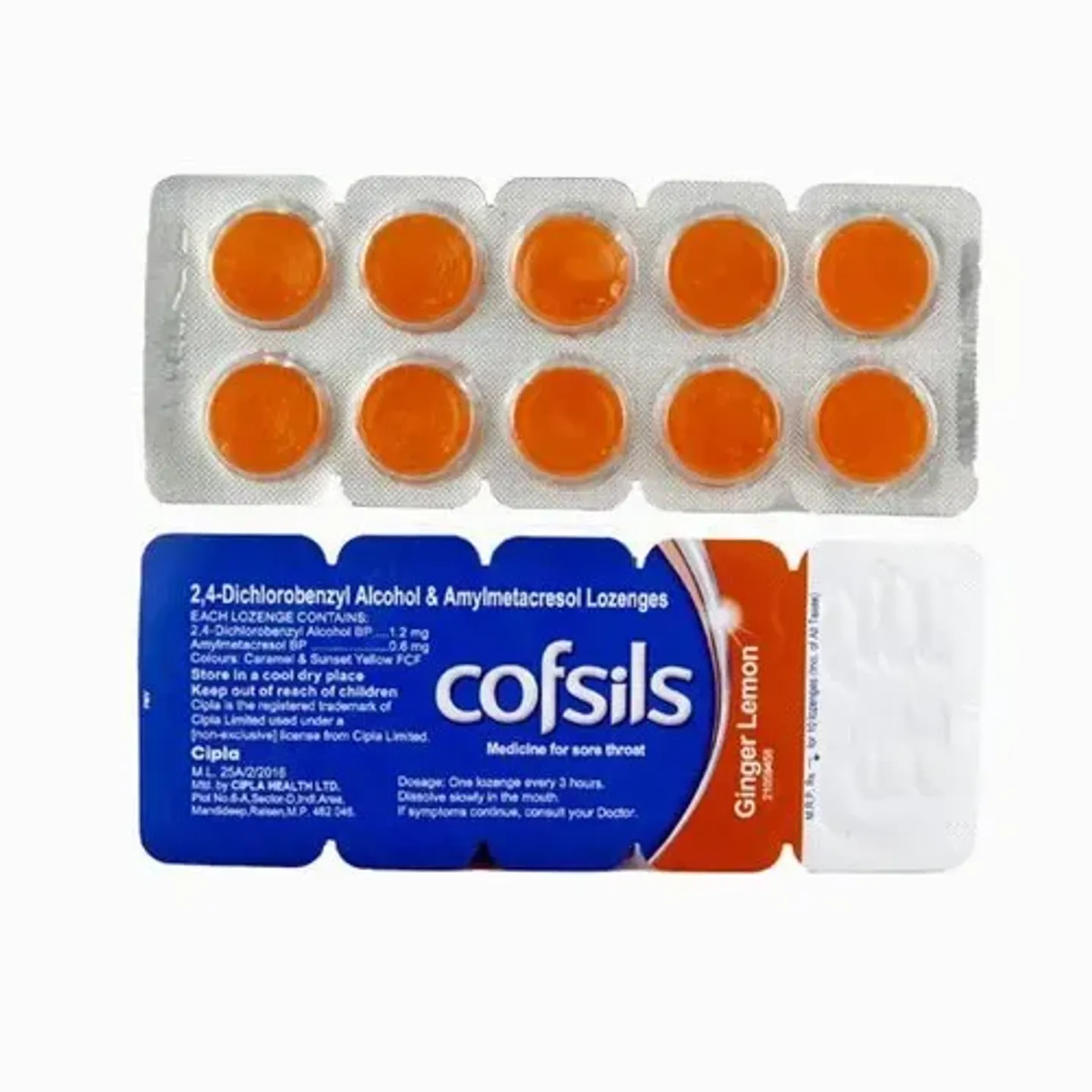 Cofsils Ginger Lemon Lozenges Tablet product image