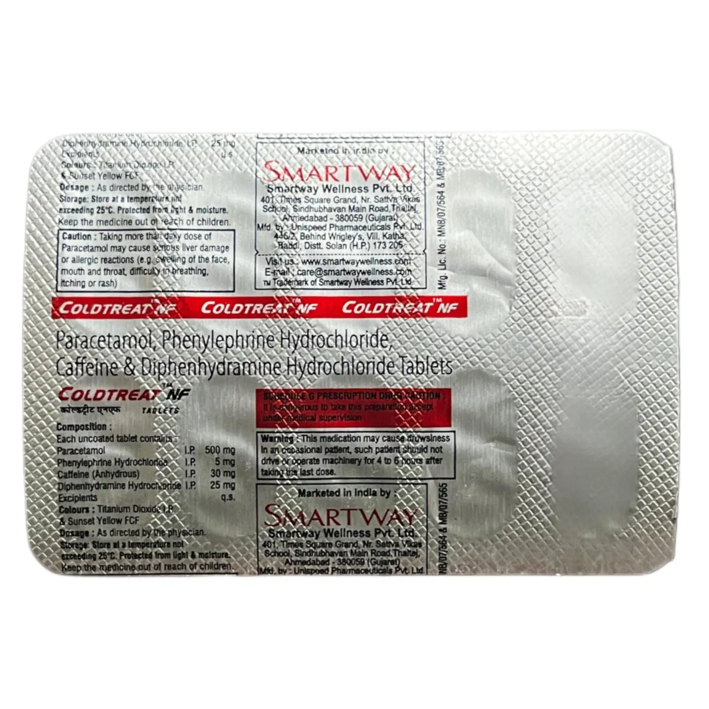 Coldtreat Nf 10 Tablet product image