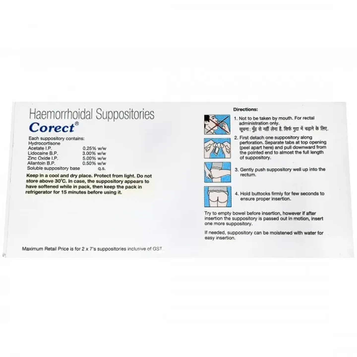 Corect Suppository product image