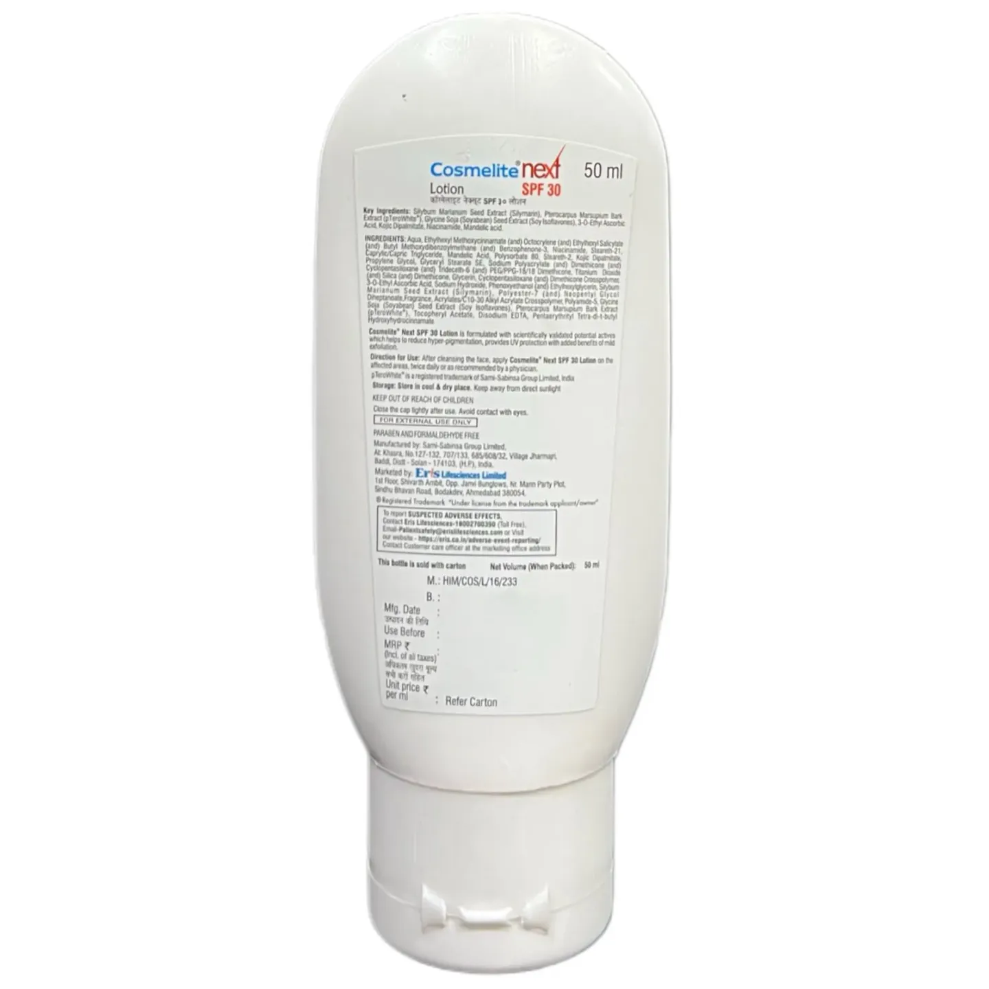 Cosmelite Next Spf 30 Lotion product image