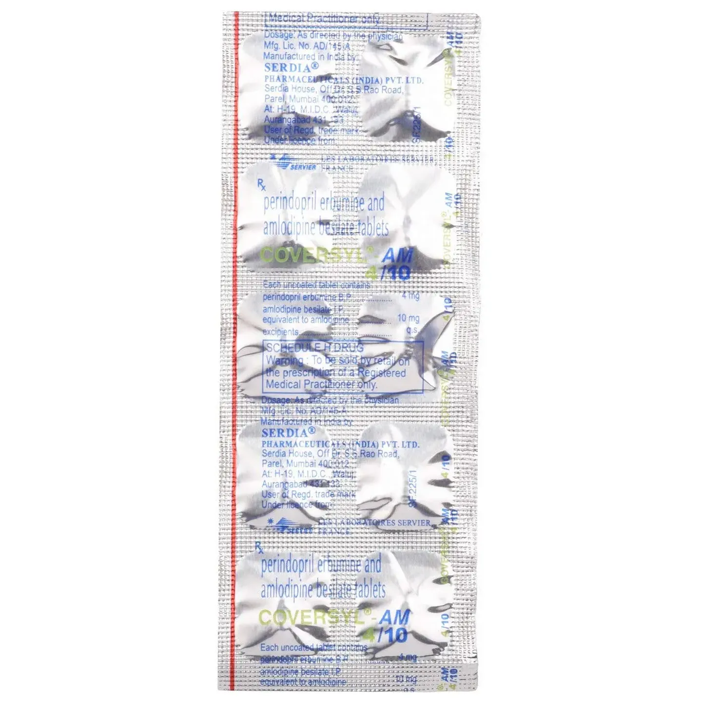 Coversyl Am 4/10 Tablet product image