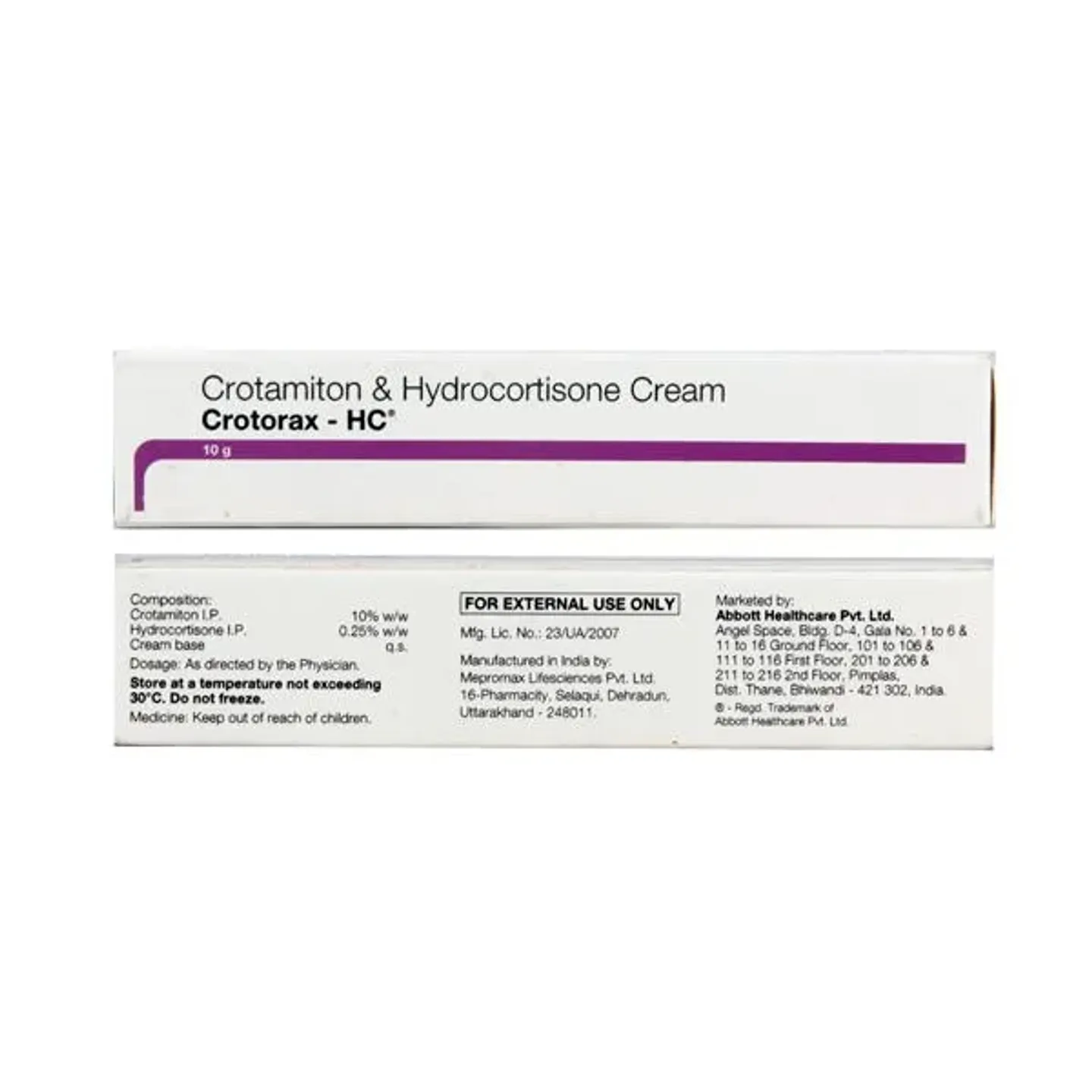 Crotorax Hc Cream 10gm product image