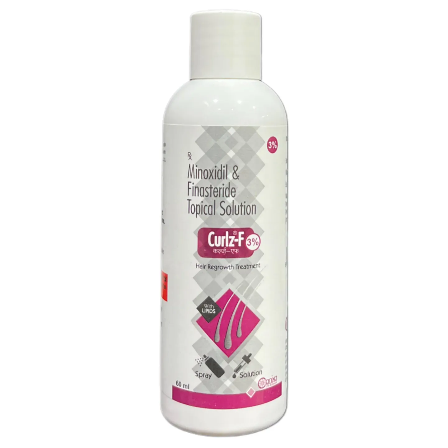 Curlz F 3% Solution 60ml product image