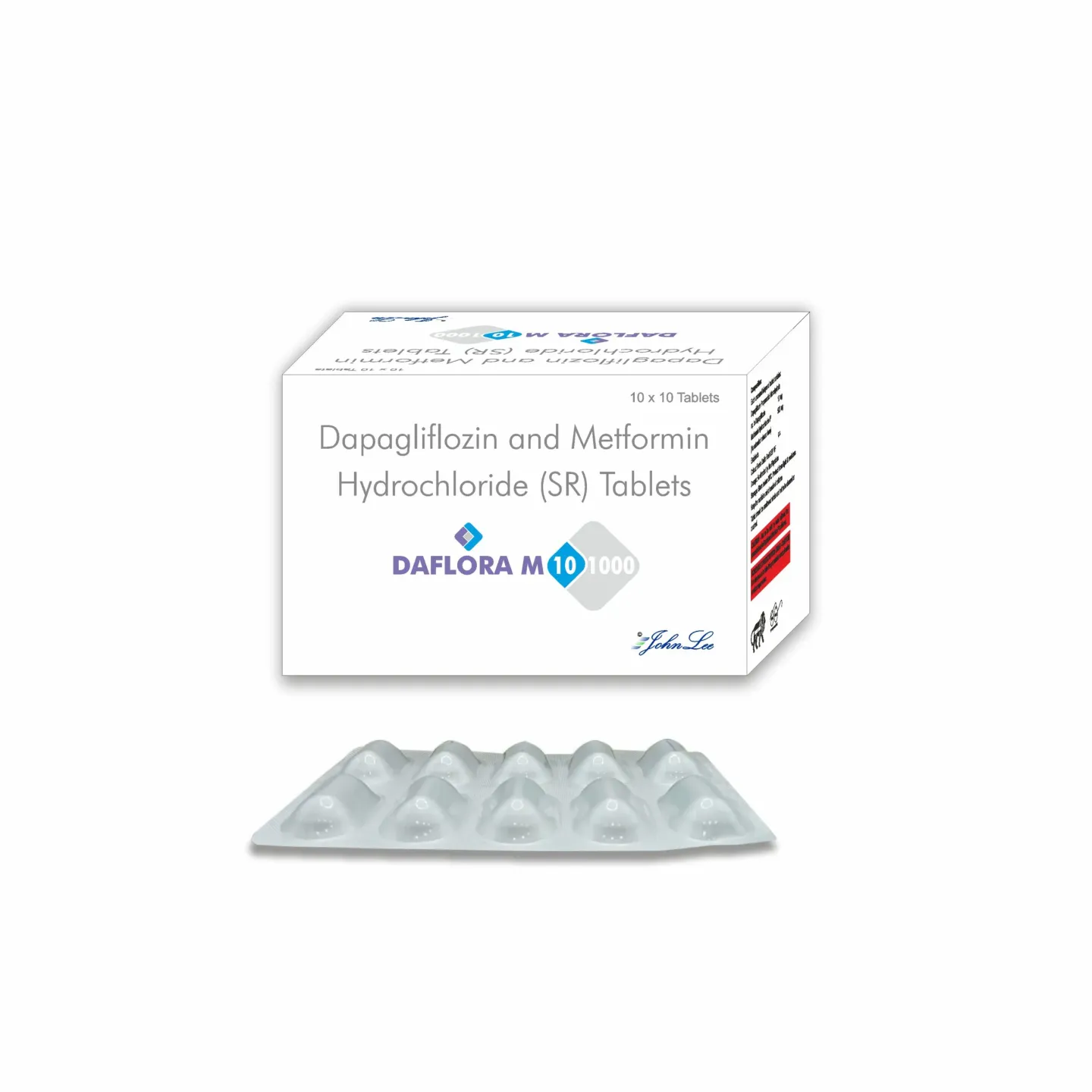 Daflora M 10mg/1000mg Tablet product image