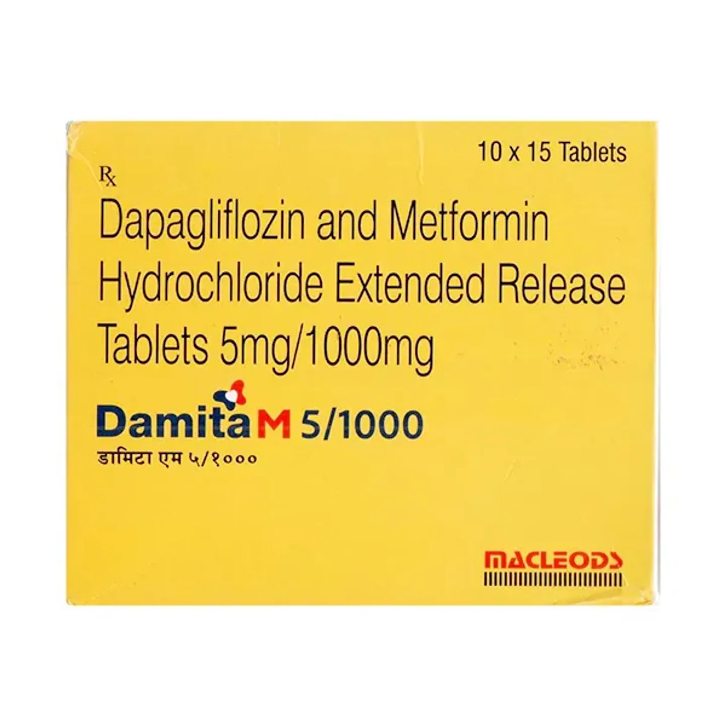 Damita M 5/1000 Tablet product image