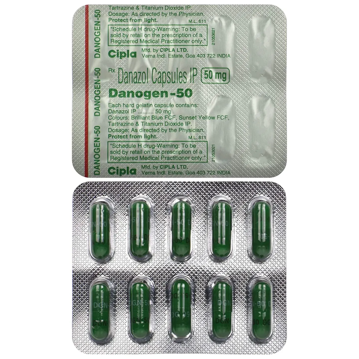 Danogen 50 Capsule product image