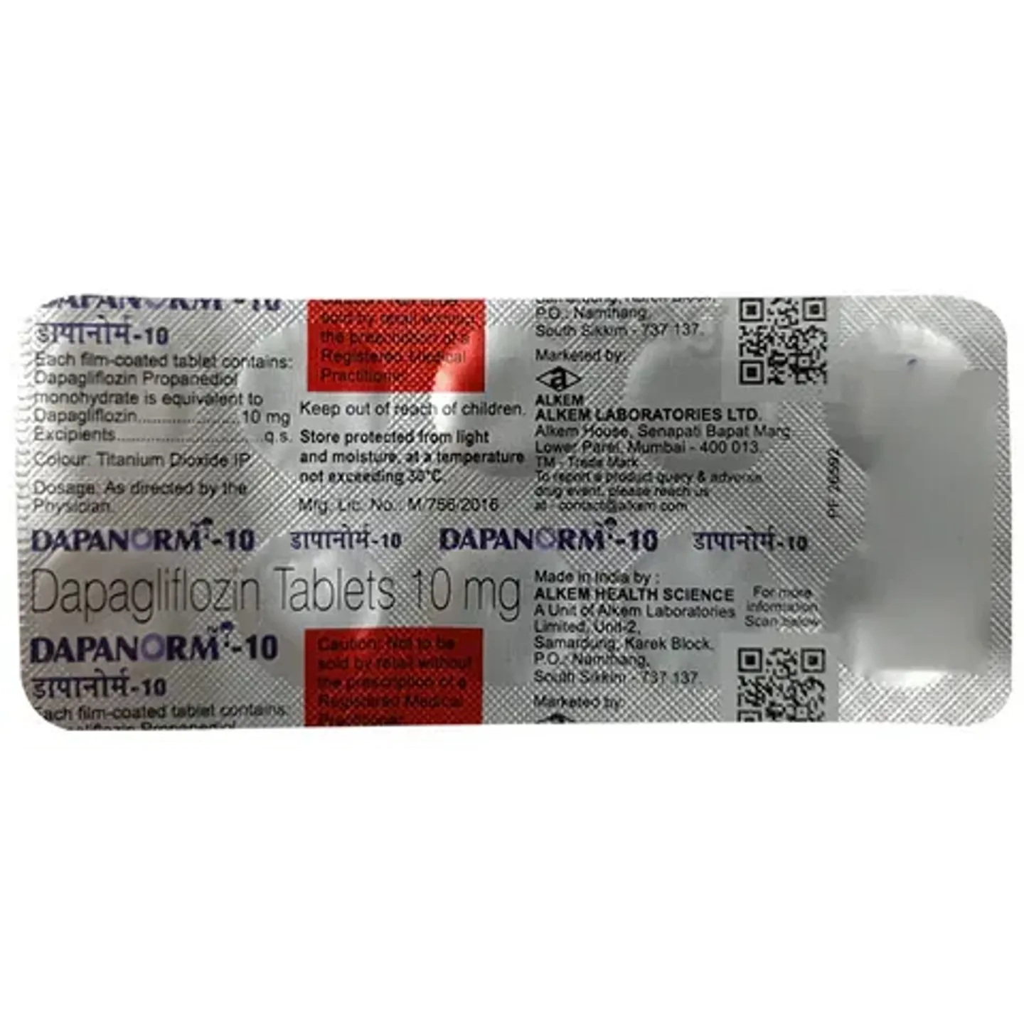 Dapanorm 10 Tablet product image
