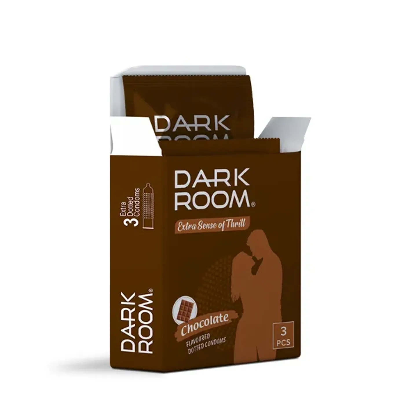 Darkroom Chocolate Dotted 3pcs Condoms product image
