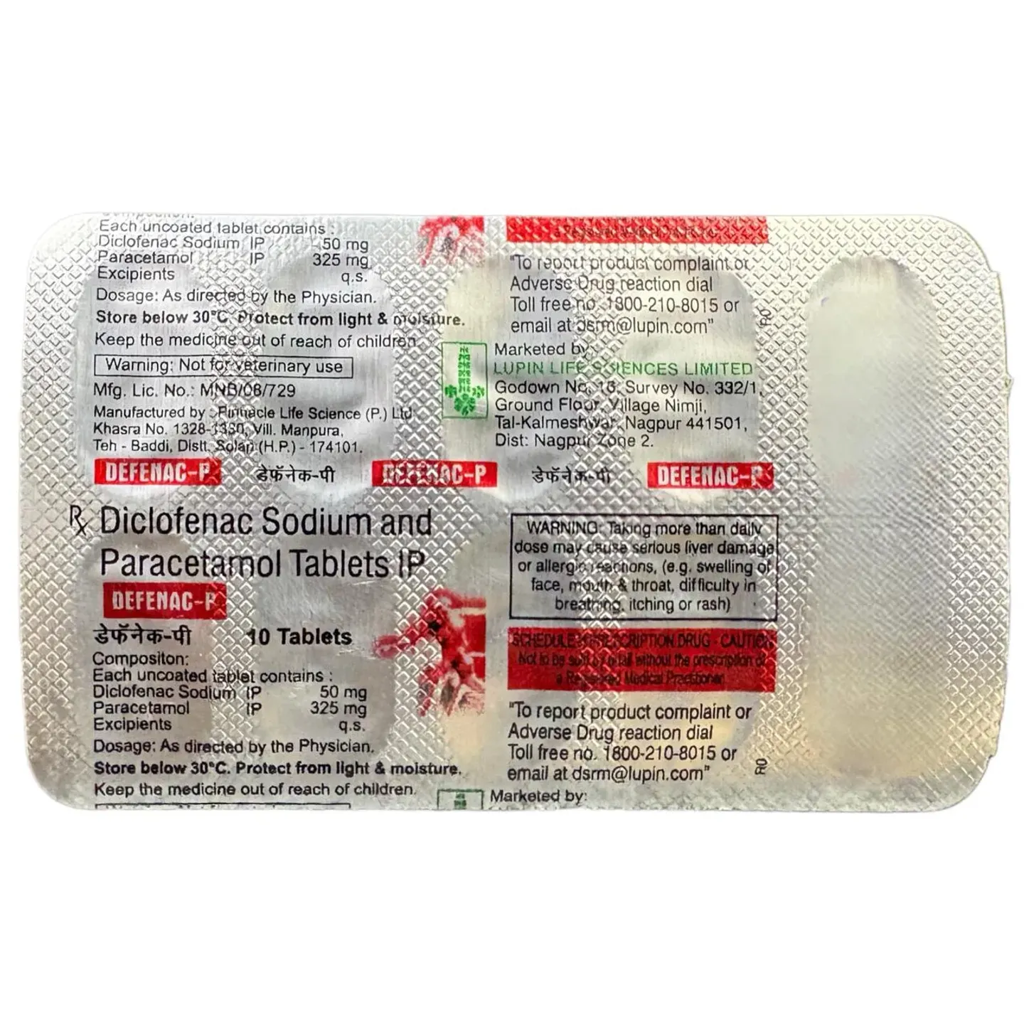 Defenac P Tablet product image