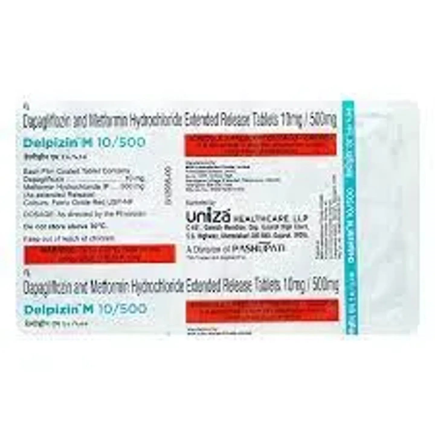Delpizin M 10/500 Tablet product image
