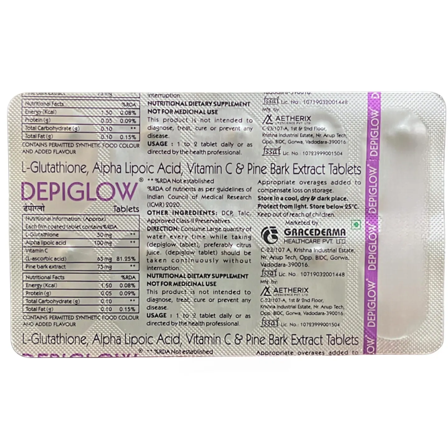 Depiglow Tablet product image