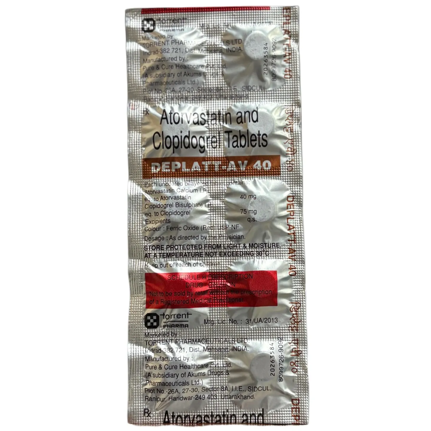 Deplatt Av 40 Tablet product image