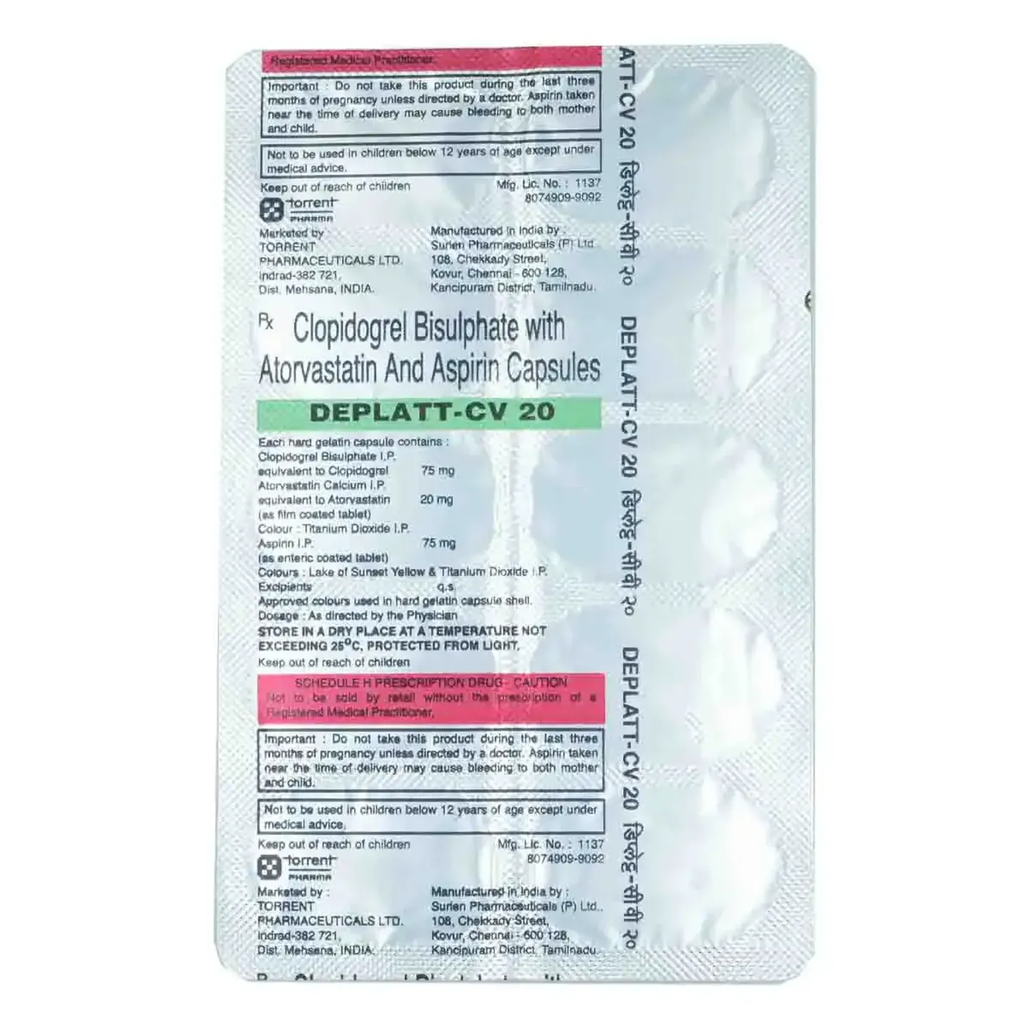 Deplatt Cv 20 Capsule product image