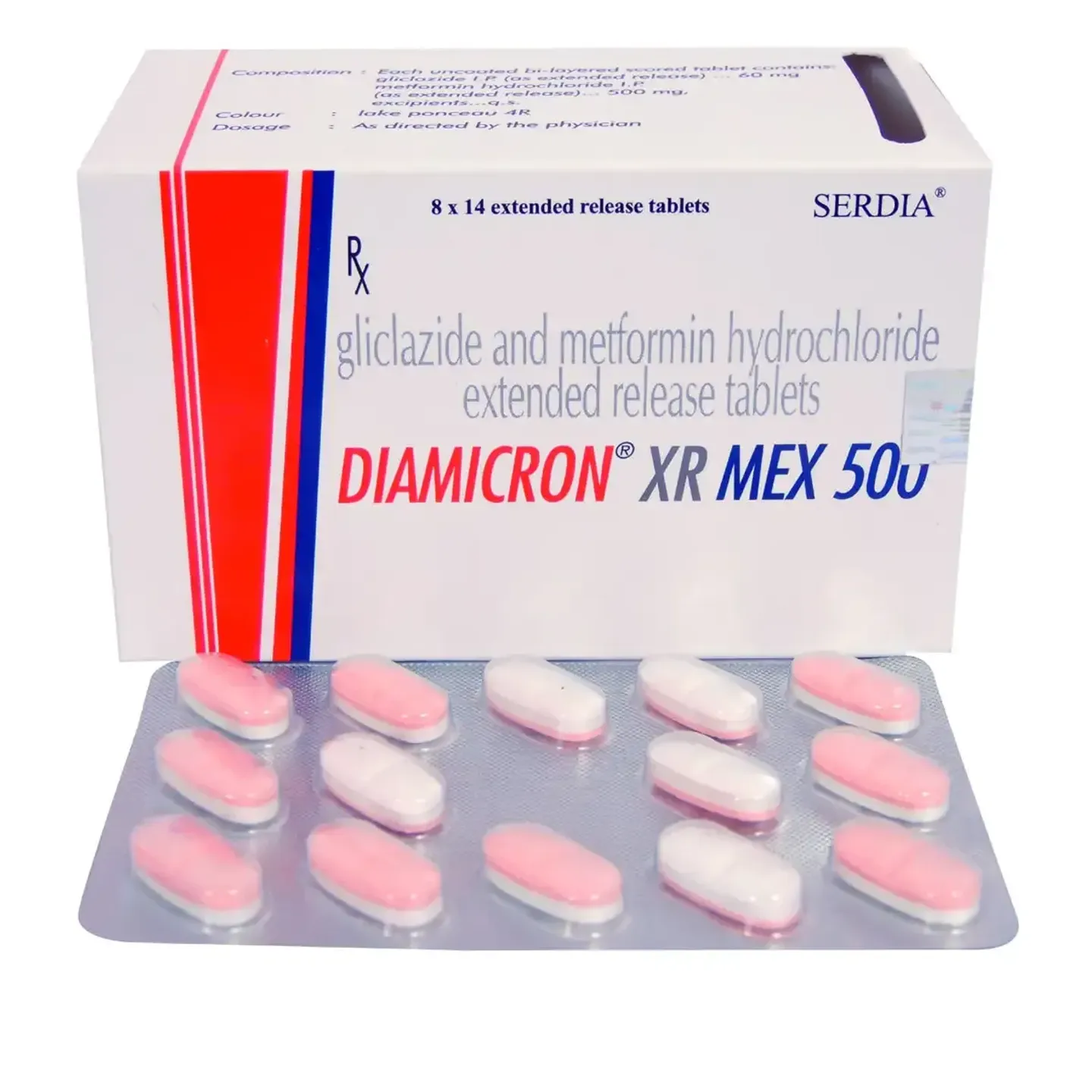 Diamicron Xr Mex 500 Tablet product image