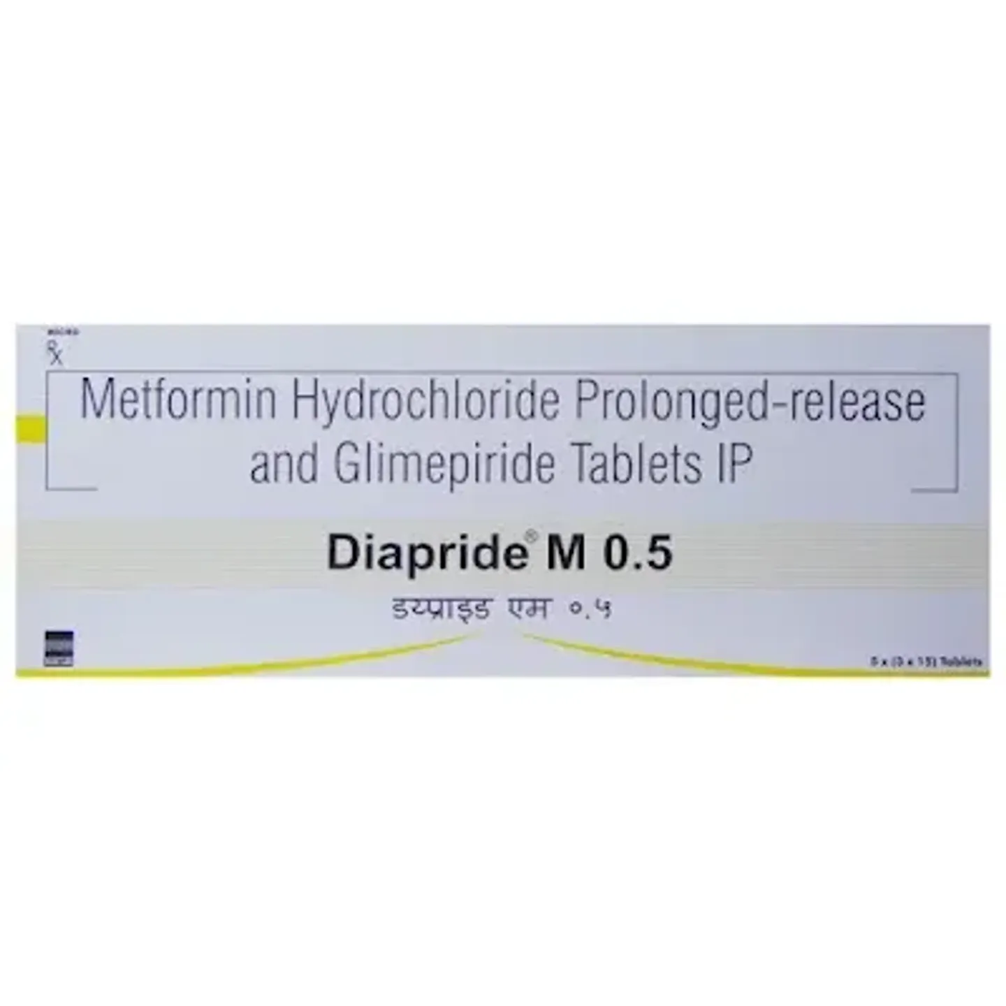 Diapride M 0.5 Tablet product image