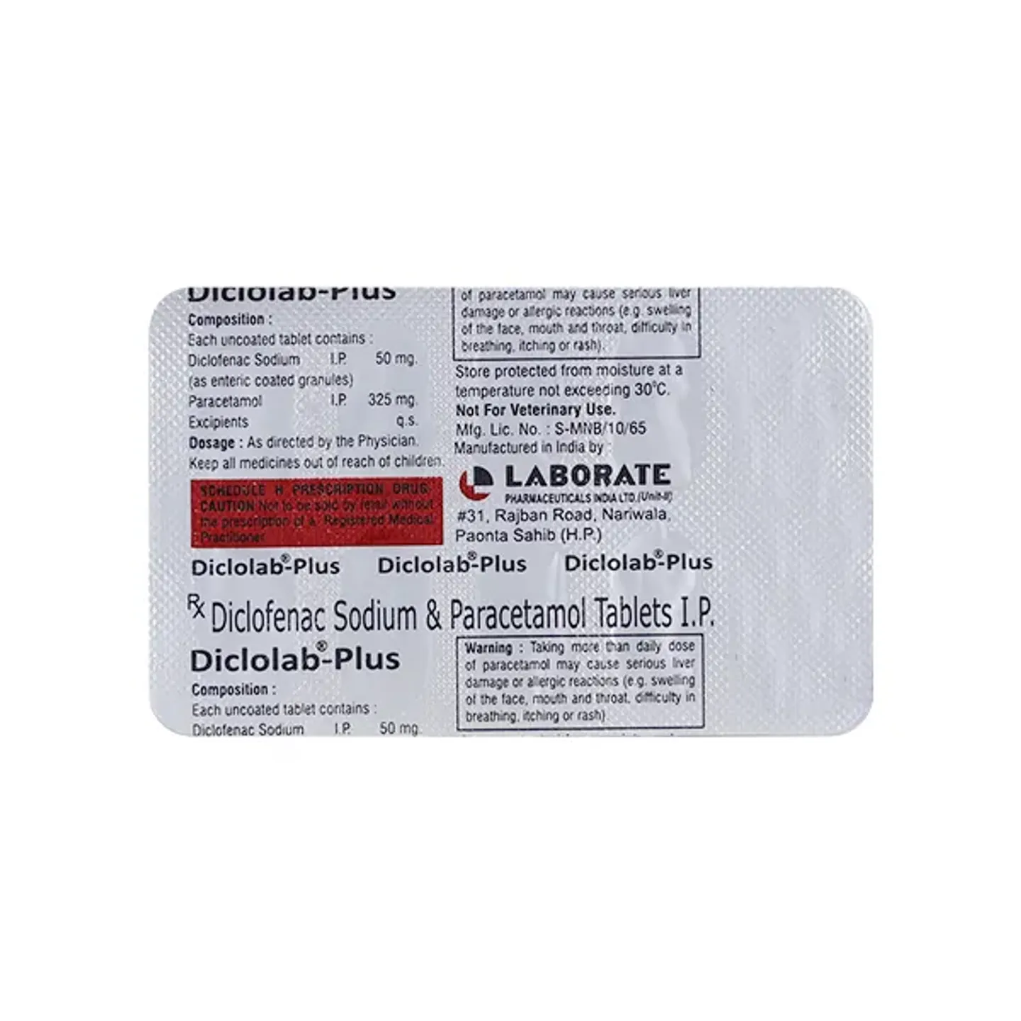 Diclolab Plus Tablet product image