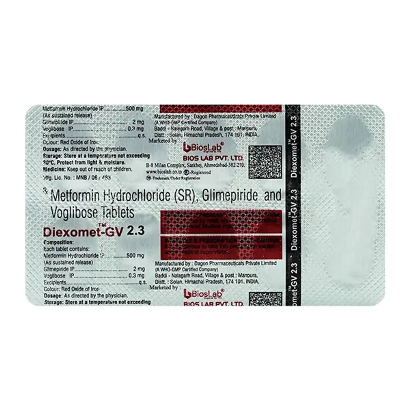 Diexomet Gv 2.3 Tablet product image