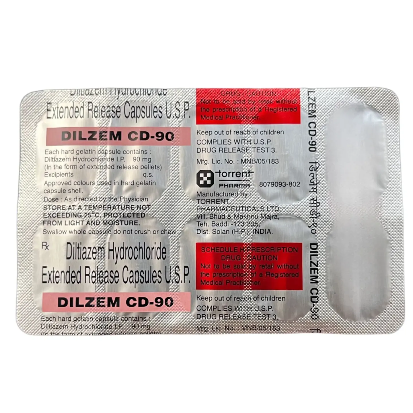 Dilzem Cd 90 Capsule product image
