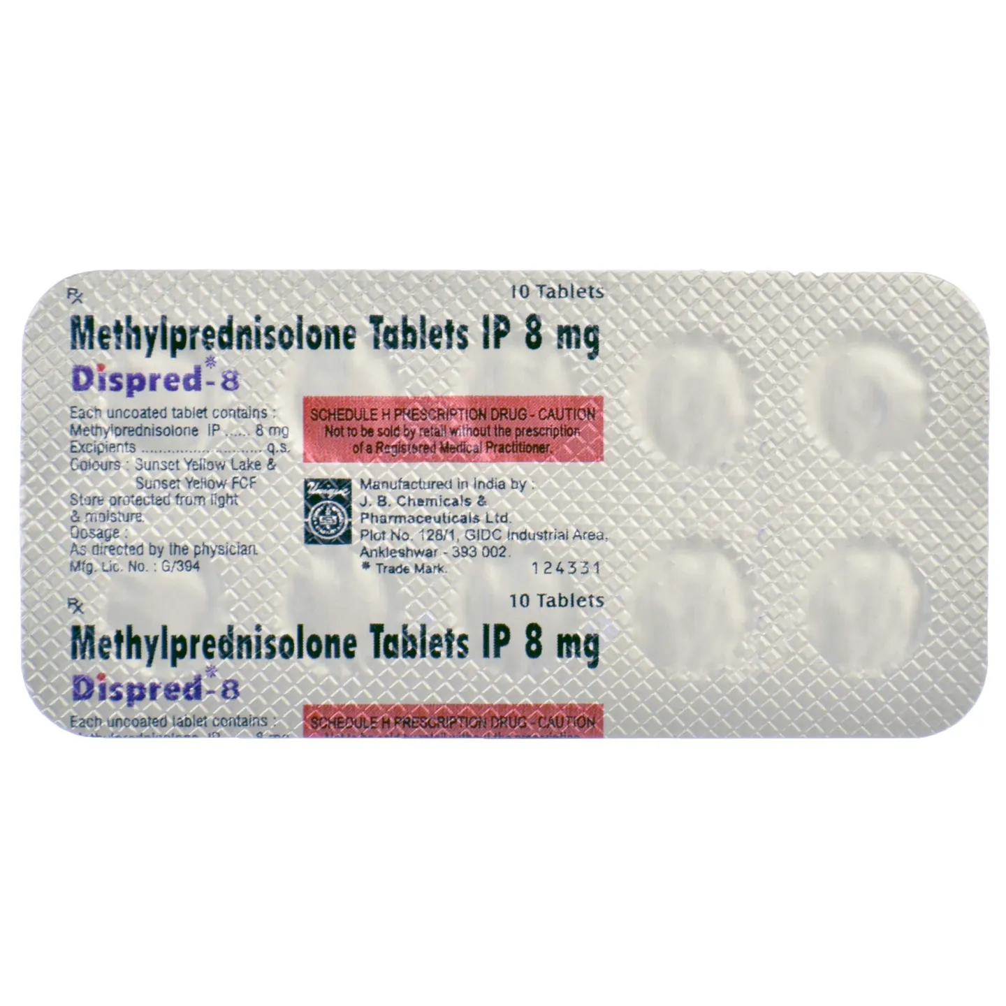 Dispred 8 Tablet product image