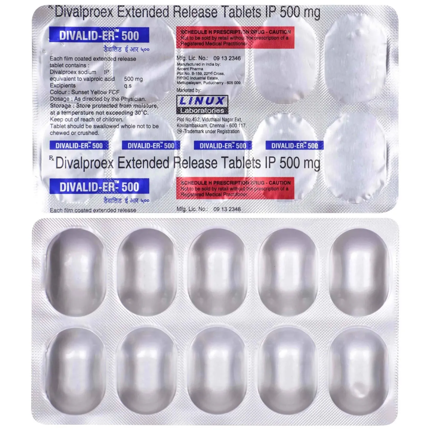 Divalid Er 500 Tablet product image